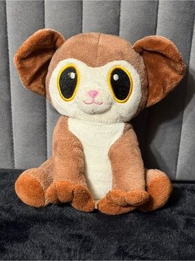 Fiesta Lemur Plush Stuffed Animal Big Eyes Brown Tan Soft Toy Fluffy Tail 10”